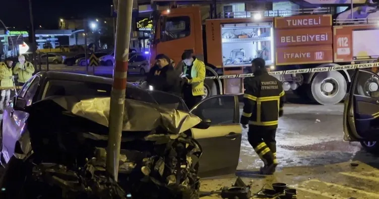 Tunceli’de feci kaza: 5 yaralı