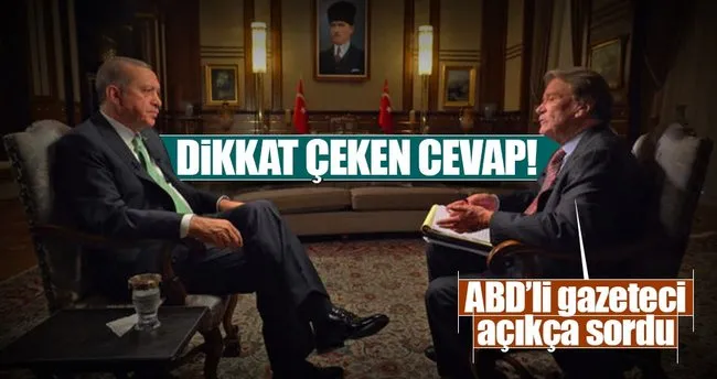 Erdoğan, ABD’nin CBS kanalına önemli açıklamalar yaptı