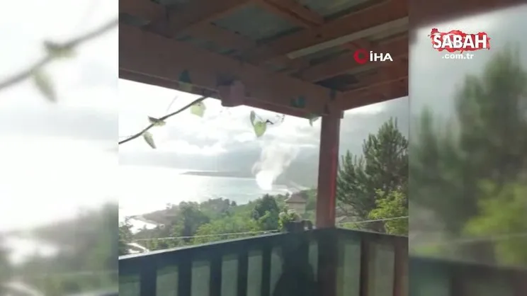 Sinop'ta hortum paniği kamerada | Video