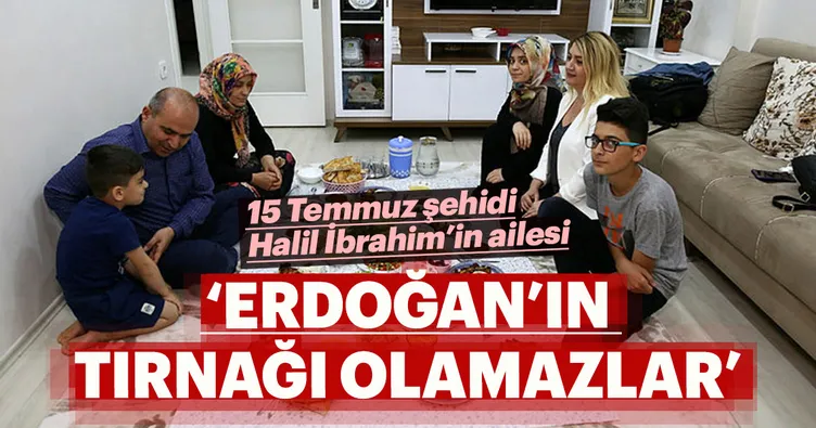 Erdoğan’ın tırnağı olamazlar