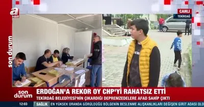 Başkan Erdoğan’a rekor oy CHP’yi rahatsız etti! Depremzedeleri kapı dışarı ettiler... | Video