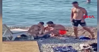 Antalya’da sahilde korku dolu anlar! Kuma tabancayla böyle ateş etti