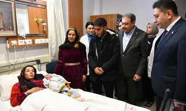 Şanlıurfa’da yeni yılın ilk bebeğini Vali Şıldak ziyaret etti #sanliurfa