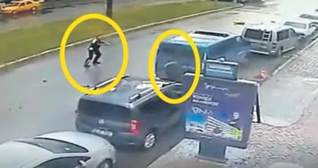 Vücudunu siper etti