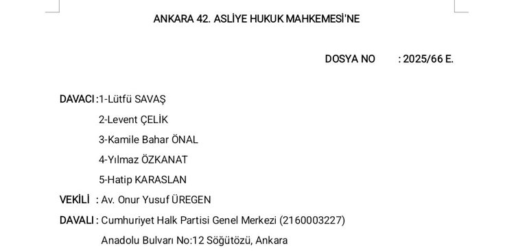 SON DAKİKA | CHP’li kurultay davacıları SABAH’a konuştu: Bu dava bizim davamız, kimse karışmasın
