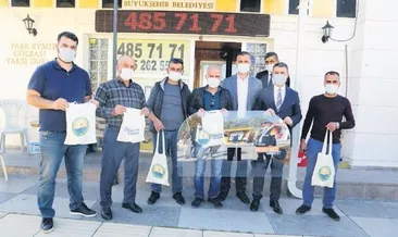 Başkan Şimşek’ten taksilere siperlik