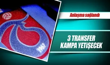 Trabzonspor’un 3 transferi kampa yetişecek