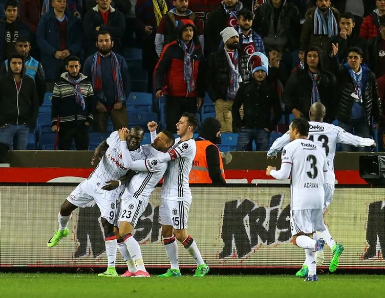 Trabzonspor-Beşiktaş maçından kareler