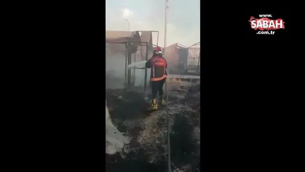 Şanlıurfa'da korkutan yangın