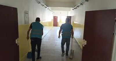 Cezalarını topluma hizmetle çekiyorlar! Çocuklara temiz okullar bırakıyorlar #kirikkale