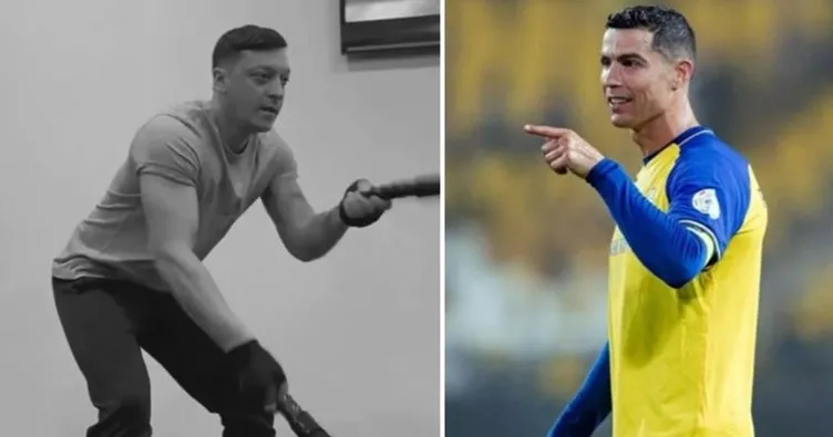 Mesut Özil’in paylaşımına Ronaldo’dan yorum: Fena değil kardeşim