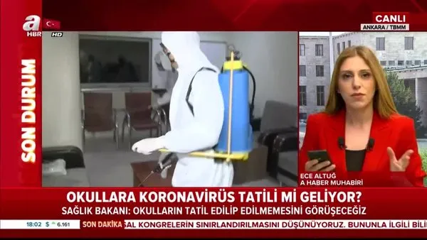 Türkiye'de koronavirüs tehditi yüzünden okullar tatil edilecek mi? Okullar tatil mi? | Video