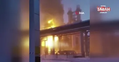 Ukrayna, Rusya’daki petrol rafinerisini vurdu | Video