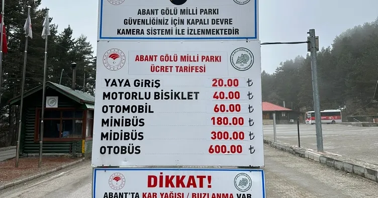 Abant girişine yüzde 100 zam