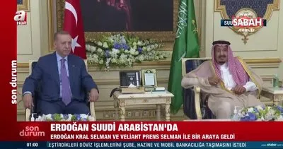 Son dakika: Başkan Erdoğan, Suudi Arabistan’a geldi! Kral Selman’la kritik görüşme | Video