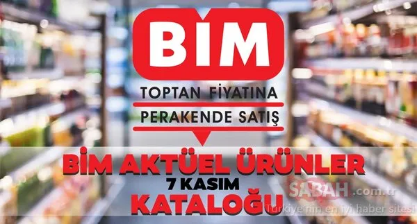 BİM aktüel ürünler kataloğu burada! Bim aktüel ürünlerde 7 Kasım'dan itibaren şok indirim olacak!