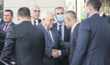 Filistin Devlet Başkanı Abbas, Ankara’ya geldi #ankara
