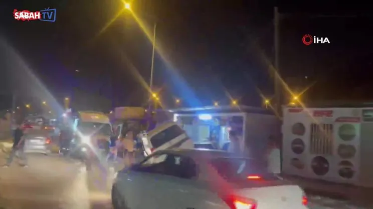 Satmak için kaporasını aldığı otomobilinin üzerine hafif ticari araç çıktı | Video