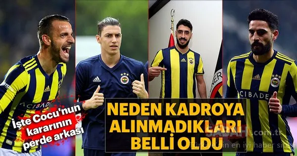 İşte Fenerbahçe'nin UEFA kadrosunun perde arkası