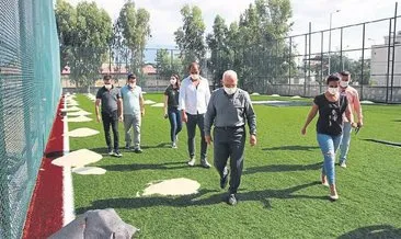 İskenderun’da spor tesis yapımı hızla sürüyor