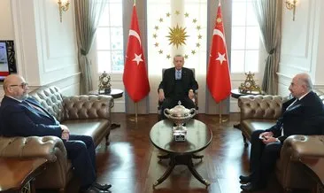 Başkan Erdoğan, Ermeni Vakıflar Birliği Başkanı Şirinoğlu’nu kabul etti