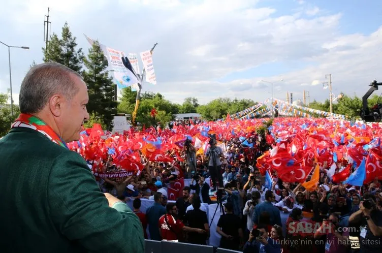 Cumhurbaşkanı Erdoğan'a Diyarbakır'da sevgi seli - 24 hazirana doğru