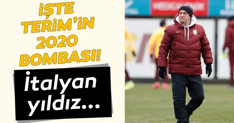 Galatasaray transferde atağa kalktı! İşte Fatih Terim’in 2020 bombası