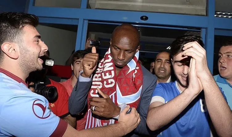 Mbia, Trabzon’a geldi