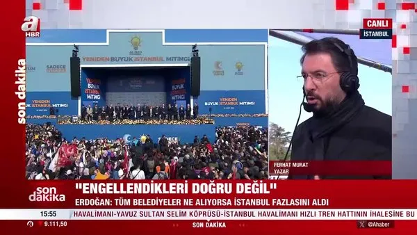 Başkan Erdoğan, İstanbul'un belediye başkan adaylarını tek tek sahneye aldı | Video