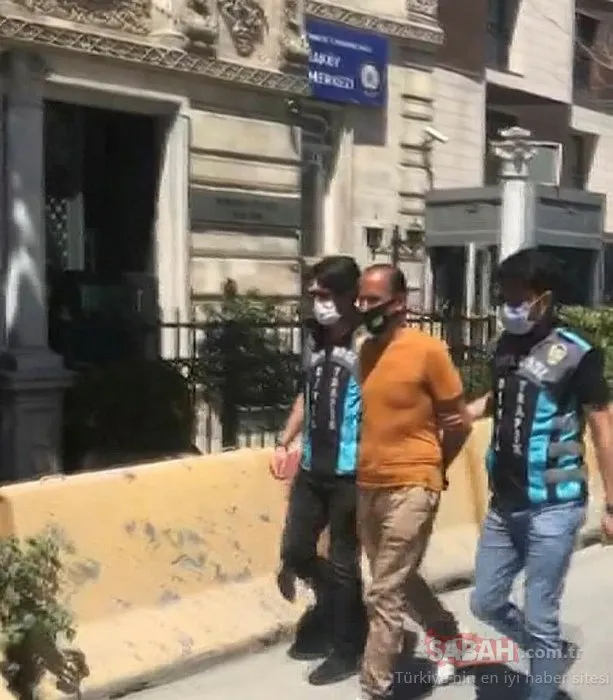 Taksim’de değnekçilik yapan şahıs yakalandı