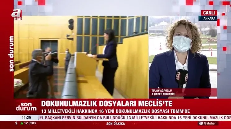 HDP'li Pervin Buldan'ın da aralarında bulunduğu 13 vekilin dokunulmazlık fezlekesi Meclis'te