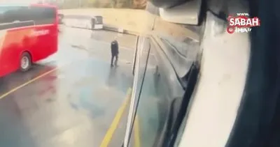15 Temmuz Demokrasi Otogarı’nda iki yolcu otobüsü çarpıştı: Kaza anı kamerada | Video