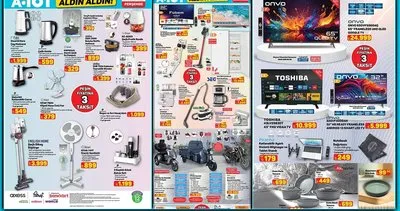 YENİ HAFTANIN FIRSATLARI! A101 aktüel 17 Temmuz kataloğu: buharlı temizlik cihazı, saç düzleştirici, masaj aleti, vantilatör, çay makinesi...