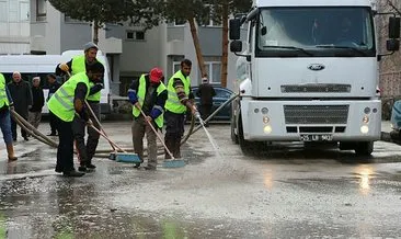 Aziziye Belediyesi bahar temizliğine başladı