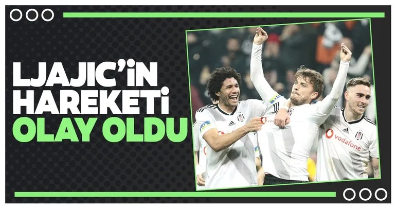 Adem Ljajic’in hareketi olay oldu! ’’Beşiktaş’ı hak etmiyorsun’’