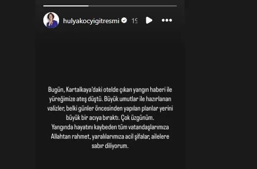 Bolu’daki yangın faciası sanat dünyasını da yasa boğdu: Yüreğimize ateş düştü!