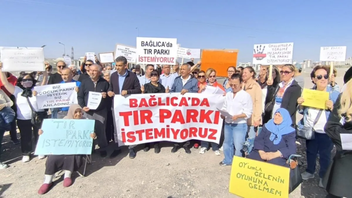 Bağlıca-Yapracık'ta TIR parkı tepkisi: Erdal Beşikçioğlu rantçı arıyorsa aynaya baksın
