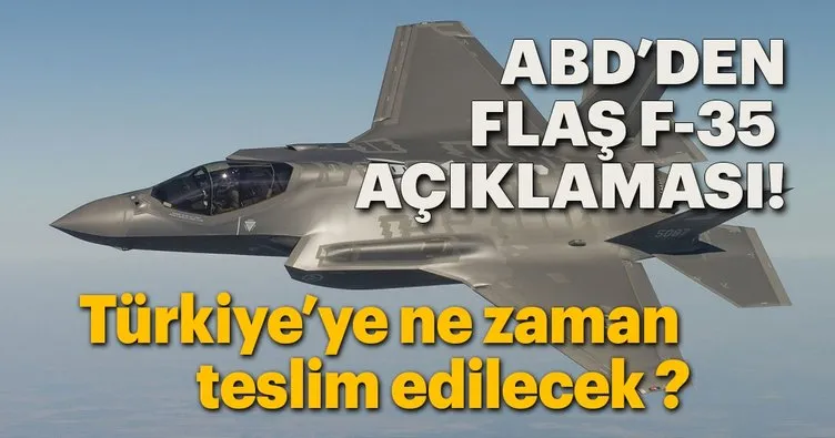 Pentagon: İki F-35, perşembe günü Türkiye’ye teslim edilecek