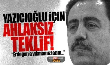 ‘Cinayeti Erdoğan’ın üzerine yıkmamı istediler’