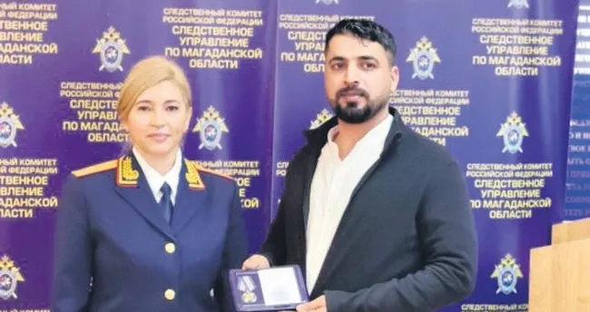 Rusya’da kahraman Türk’e cesaret ödülü