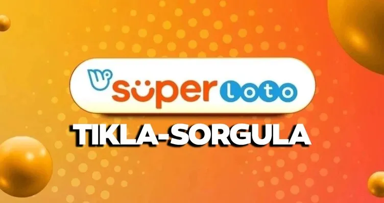 Süper Loto sonuçları 26 Aralık Perşembe canlı...