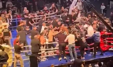 Ringde şampiyonluk maçı kavgaya dönüştü