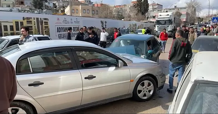 Adıyaman’da zincirleme kaza: 6 yaralı