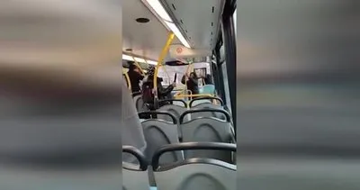 SON DAKİKA: Otobüsteki kılıçlı komando bıçaklı dehşet kamerada!