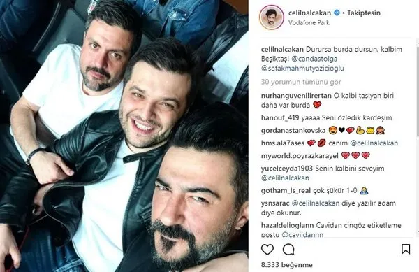 Ünlü isimlerin Instagram paylaşımları (01.04.2018) (Caner Erkin)