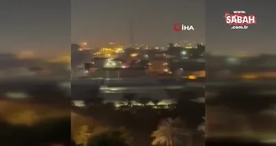 Irak’ın başkenti Bağdat’taki ABD Büyükelçiliğine roketli saldırı! | Video