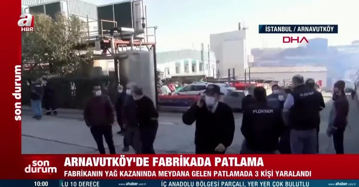 son dakika istanbul da fabrikada patlama olay yerinden ilk goruntuler 3 yarali video videosunu izle son dakika haberleri