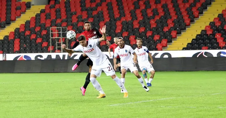 Trabzonspor Gaziantep’e takıldı! Gaziantep FK 1-1 Trabzonspor MAÇ SONUCU