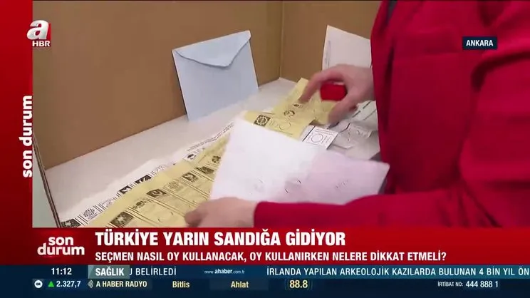 Türkiye yarın sandığa gidiyor! Seçmen nasıl oy kullanacak? | Video