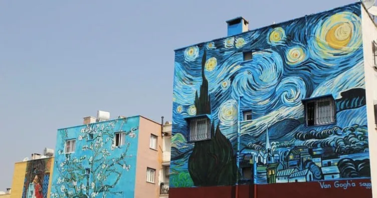 Toroslar’da duvarlar ünlü ressamların eserleriyle renklendi